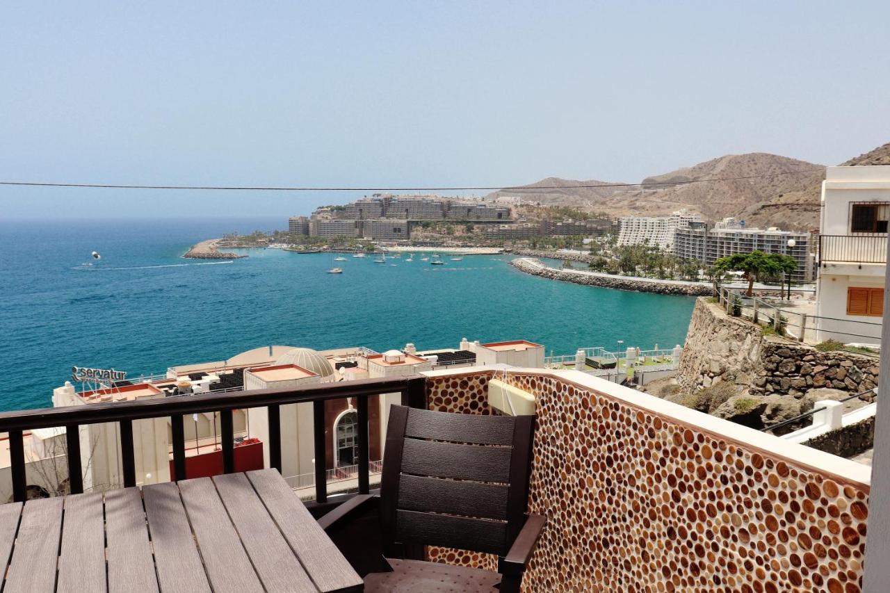 Ferienwohnung Deluxe Seaview-Sunsets !Transfe-R Inc! Pool,2Aircond,2Tv65",600Mb Dishwasher,,2 Beaches,Anfi-View Patalavaca Exterior foto