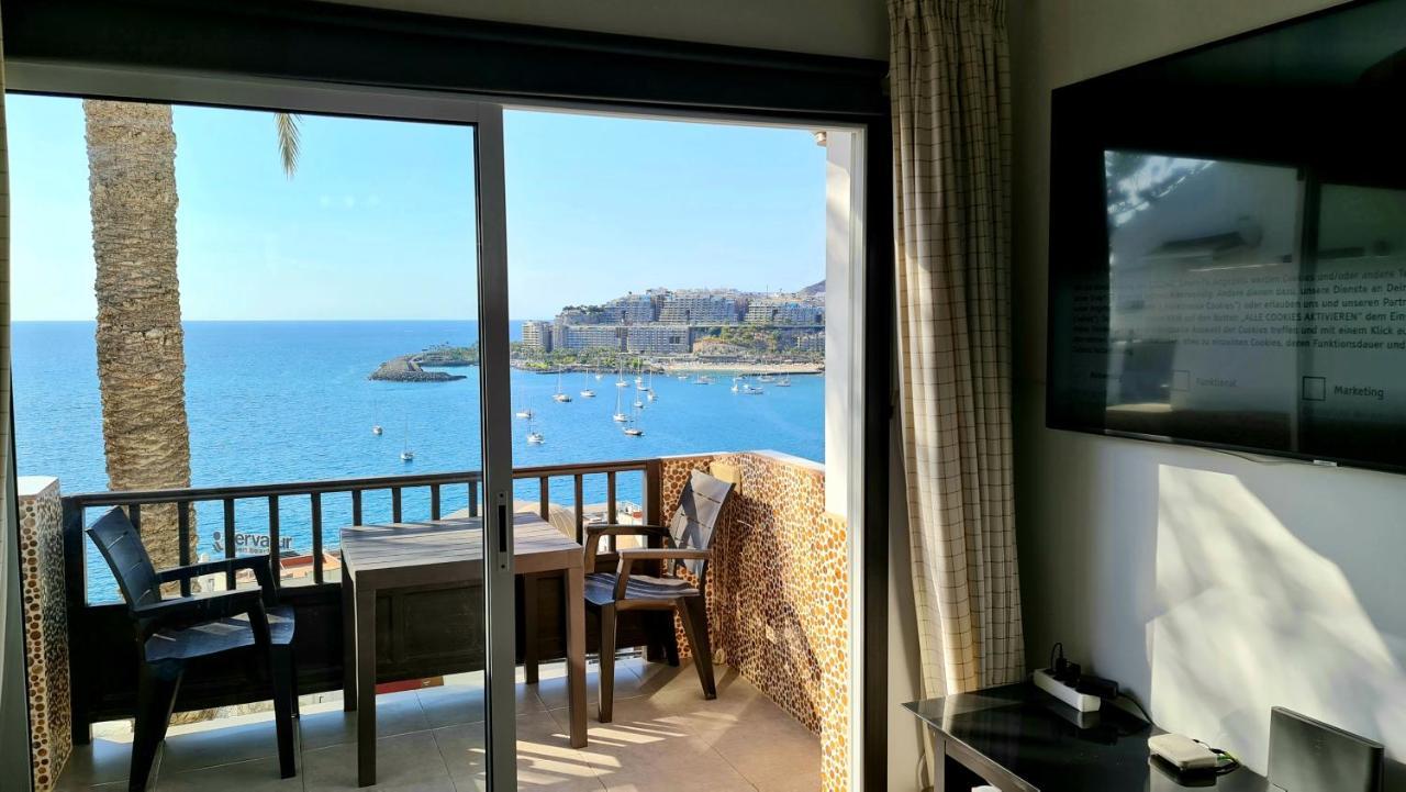 Ferienwohnung Deluxe Seaview-Sunsets !Transfe-R Inc! Pool,2Aircond,2Tv65",600Mb Dishwasher,,2 Beaches,Anfi-View Patalavaca Exterior foto