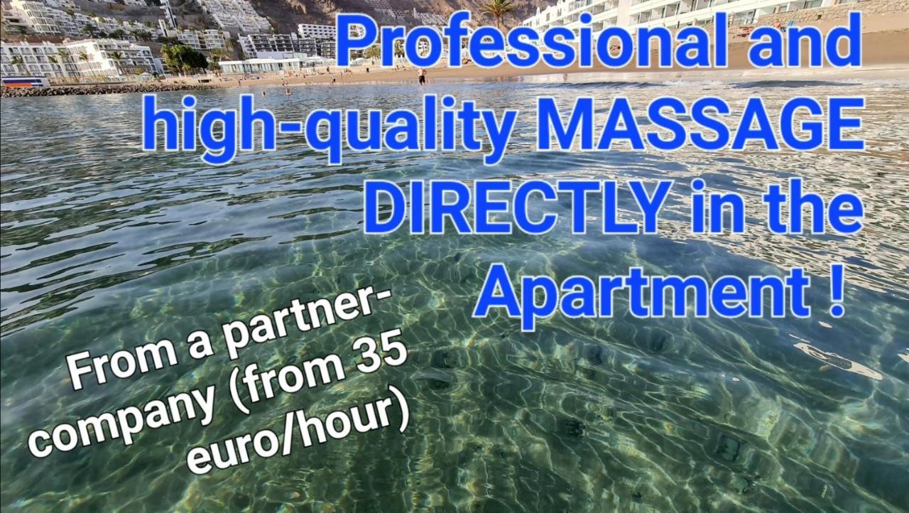 Ferienwohnung Deluxe Seaview-Sunsets !Transfe-R Inc! Pool,2Aircond,2Tv65",600Mb Dishwasher,,2 Beaches,Anfi-View Patalavaca Exterior foto
