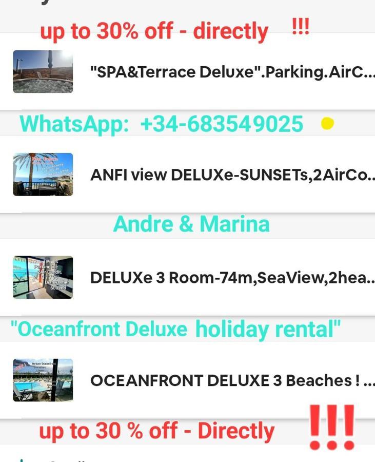 Ferienwohnung Deluxe Seaview-Sunsets !Transfe-R Inc! Pool,2Aircond,2Tv65",600Mb Dishwasher,,2 Beaches,Anfi-View Patalavaca Exterior foto